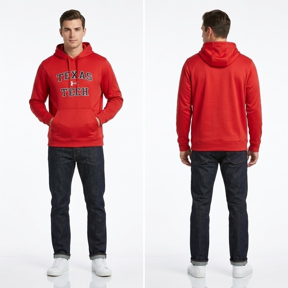 Texas Tech Red Raiders Under Armour Mens Hoodie Sweatshirt Size M Medium⁠